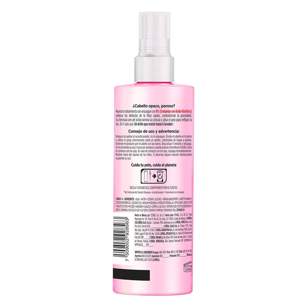 Tratamiento-Con-Enjuague-Loreal-Paris-Elvive-Glycolic-Gloss-6%-Ph-Acido-Frasco-X-200Ml-imagen-2