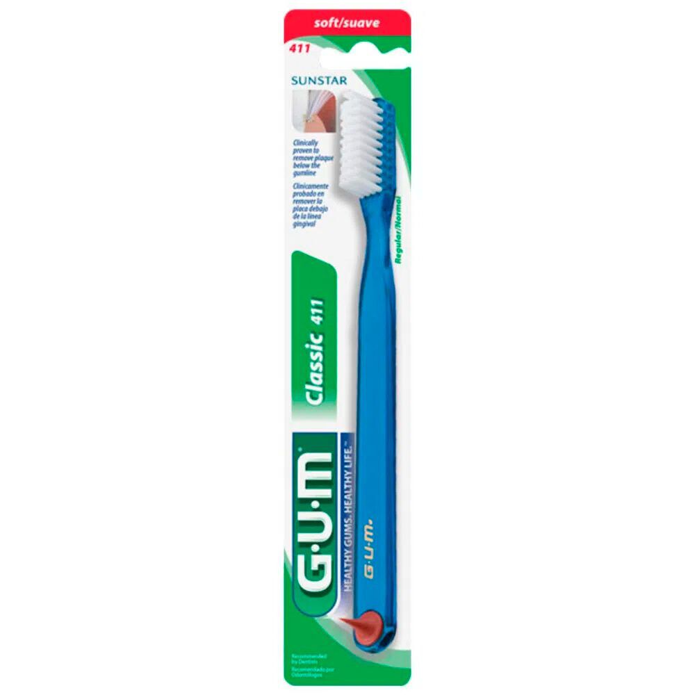 Cepillo-Dientes-Suave-Classic-411-Sobre-por-1-Gum-imagen