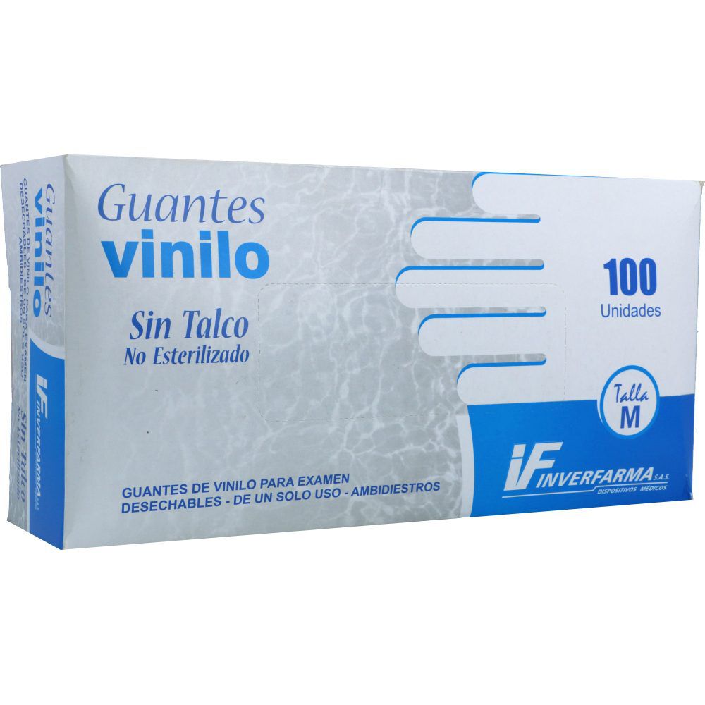 Guante-Vinilo-Examen-Sin-Talco-Inverfarma-Caja-X-100-Talla-M-imagen-1