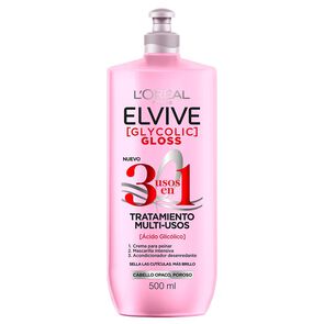 Tratamiento-Capilar-Multi-Usos-3-En-1-Elvive-L'Oreal-Paris-Glycolic-Gloss-Brillo-Instantaneo-X500Ml-imagen