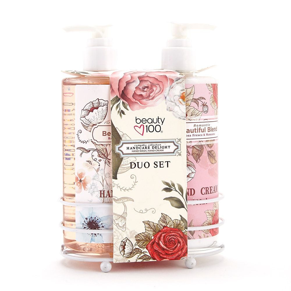 Duo-Set-Crema-Beauty-100-Frasco-x-300mL-Y-Jabón-Para-Manos-Beauty-100-Frasco-x-300mL-imagen-1