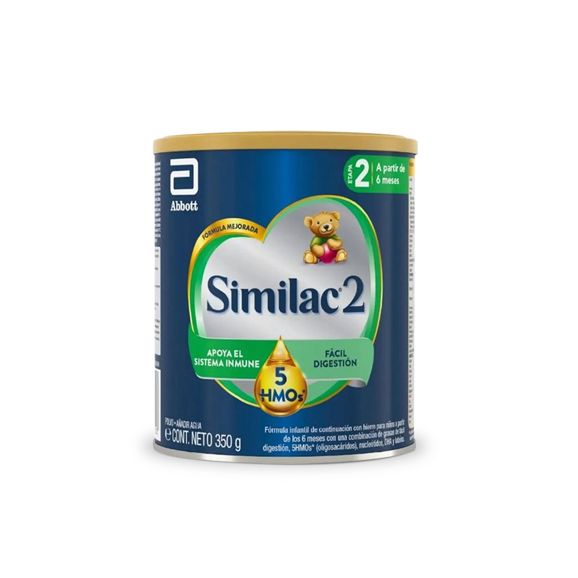Leche Similac Etapa 2 con 5 HMOs desde 6 Meses 350 g