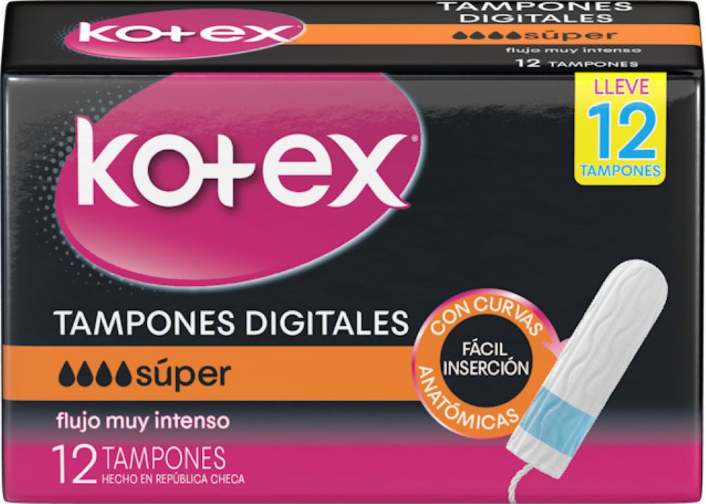 Promo Pague 10 Lleve 12 Kotex Tampon Digital Paquete X 12