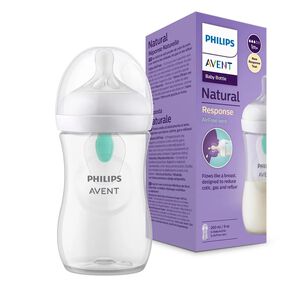 Tetero-Philips-Avent-Natural-Response-1M+-Frasco-por-9Oz-imagen