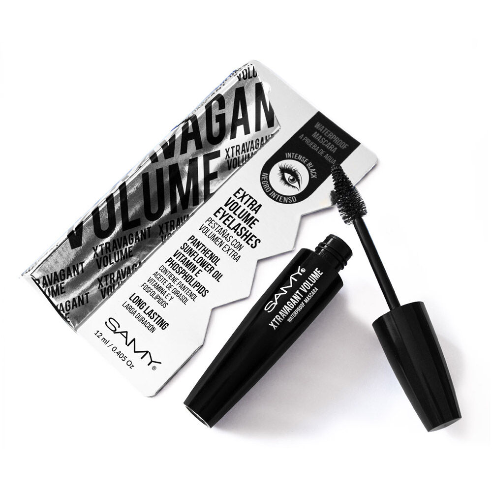 Mascara-De-Pestañas-A-Prueba-De-Agua-Samy-Xtravagant-Volume-Tubo-X-12Ml-imagen