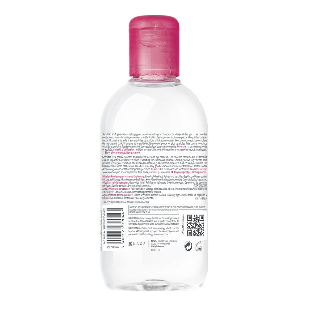 Bioderma-Sensibio-H2O-Agua-Micelar-limpiadora-para-piel-normal-a--sensible-250mL-imagen-2