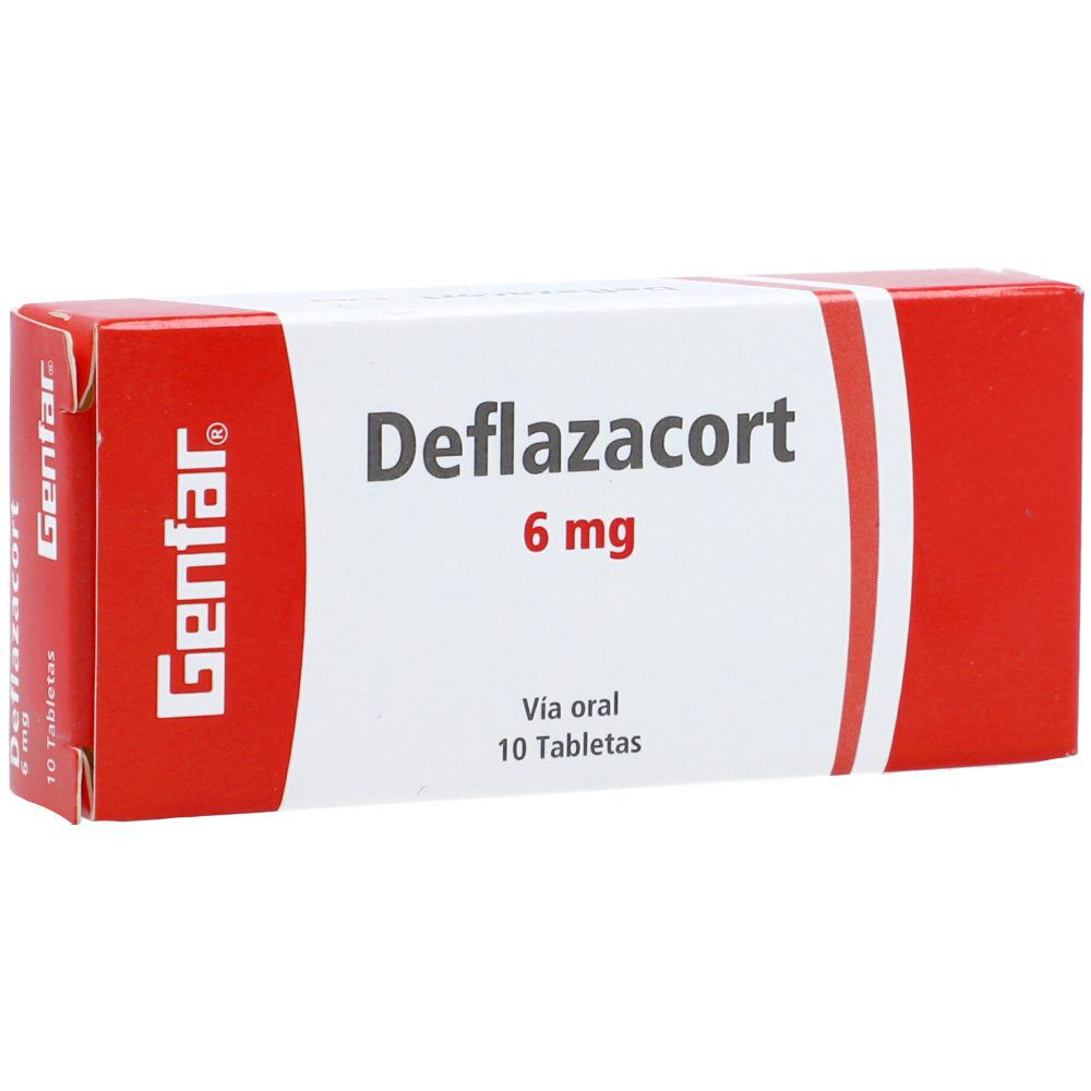 Deflazacort Tabletas 6Mg Caja X 10
