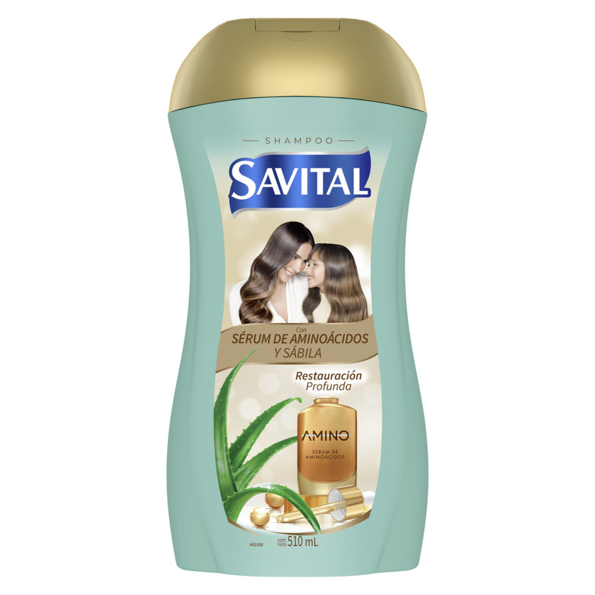 Shampoo Savital Restauracion Profunda Frasco X 510Ml