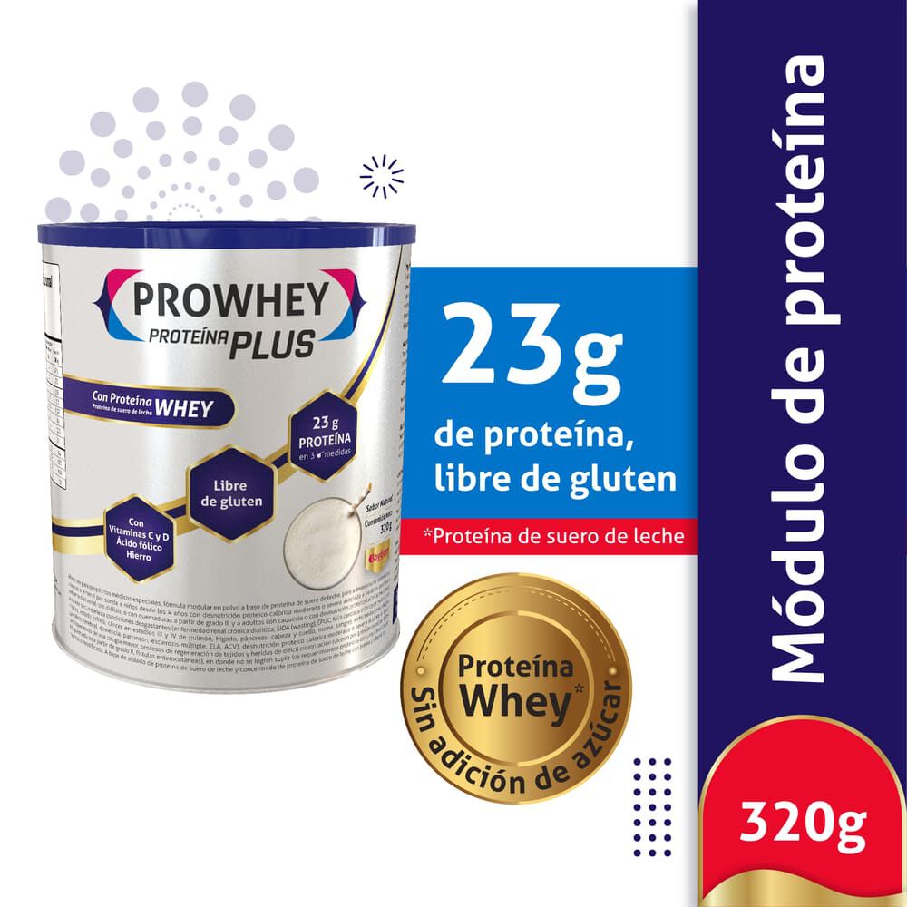 Prowhey Proteina Plus Lata 320 Gr