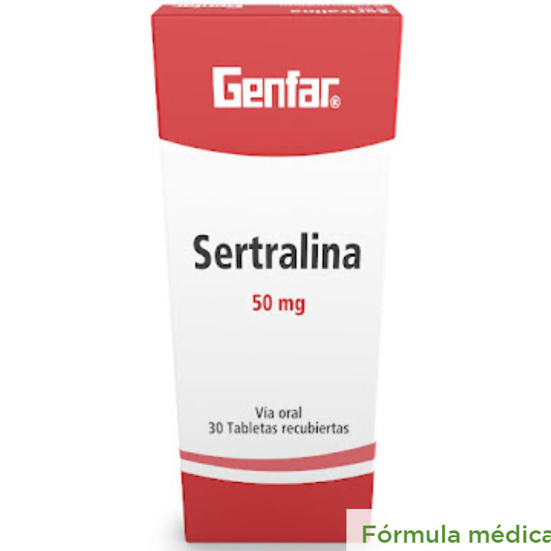 Sertralina 50Mg Tableta Recubierta Caja X 30 Genfar