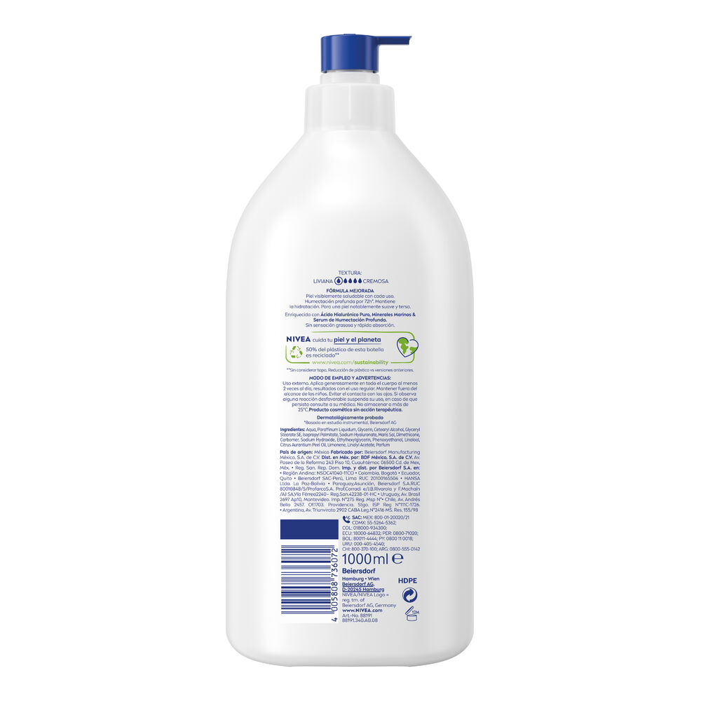 Crema-Corporal-Nivea-Hidrataci&oacute;n-Express-(Piel-Normal)-1000Ml-imagen-3