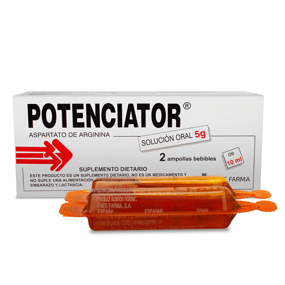 Potenciador-Faes-Farma-Aspartato-De-Arginina-Bebible-5Gr-Caja-X-2Amp-X-10Ml-imagen-2