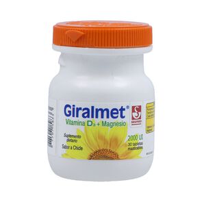 Giralmet-Vitamina-D3-+-Magnesio-2000-Ui-Frasco-X-30-Unidades-imagen