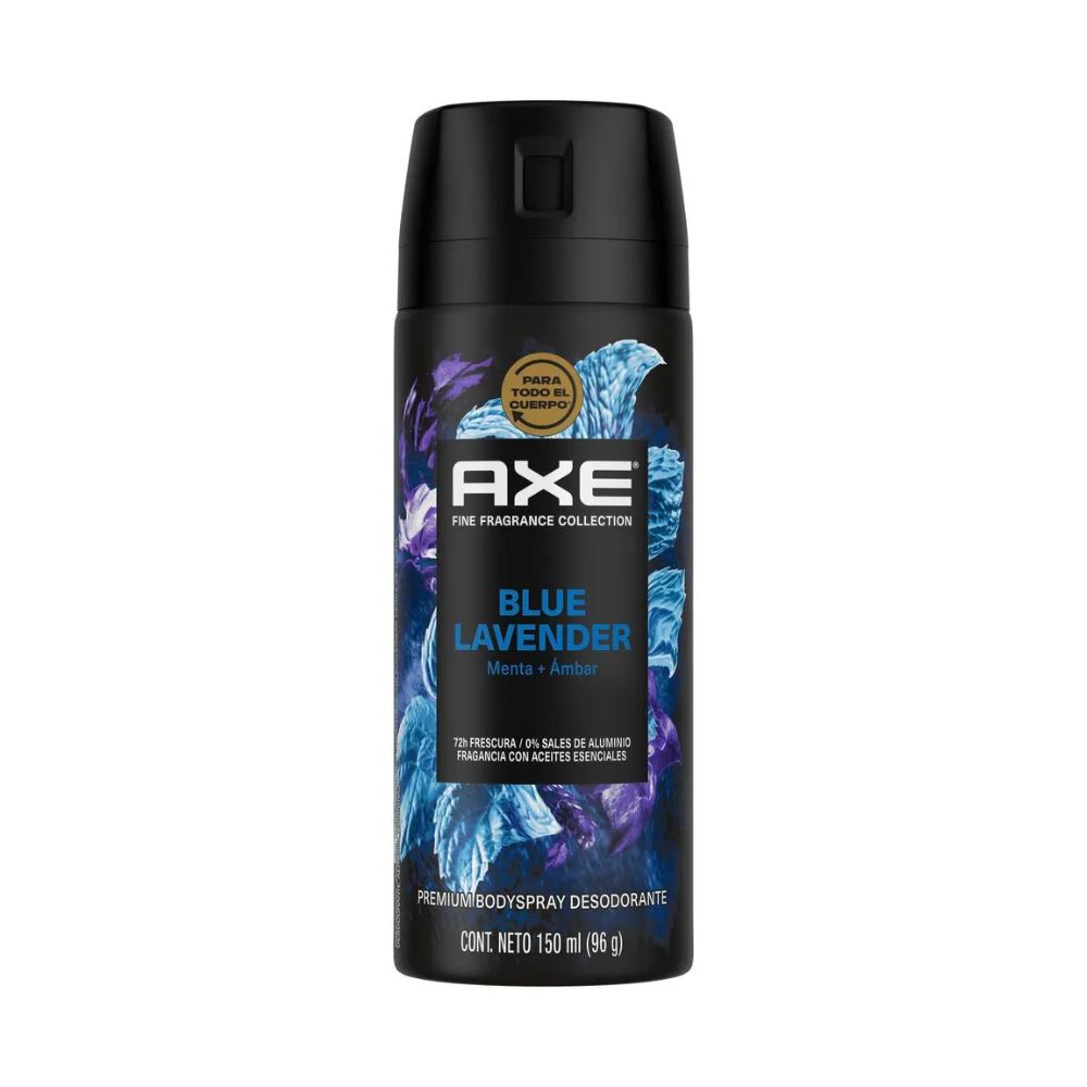 Desodorante Axe Bodyspray Blue Lavender Frasco X 150Ml Aerosol