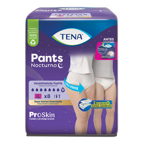 Pants-Nocturno-Tena-Ropa-Interior-Absorbente-Desechable-Paquete-X-8-Talla-L-imagen