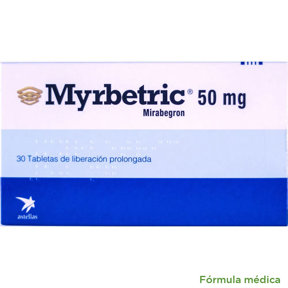 Myrbetric 50Mg Tabletas Liberación Prolongada Caja X 30