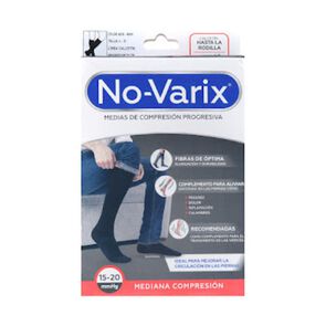 Medias-De-Compresion-Progresiva-Hombre-15-20-Ref-66-Caja-por-1Par-No-Varix-Talla-S-Navy-imagen