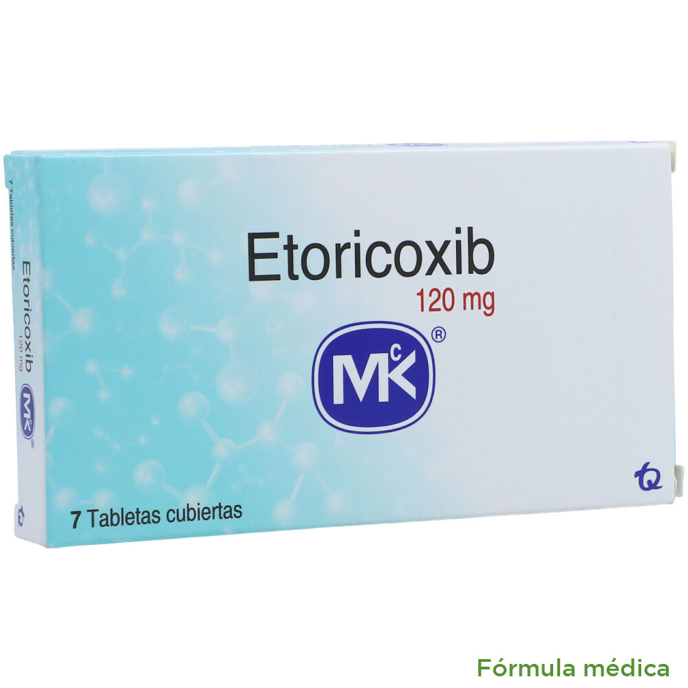 Etoricoxib Mk 120Mg Caja X 7 Tabletas Recubiertas