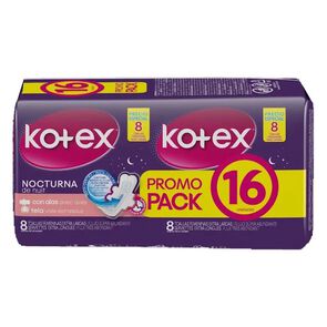 Promo-Pack-Toallas-Nocturna-Kotex-Con-Alas-Tela-Paquete-X-16-imagen