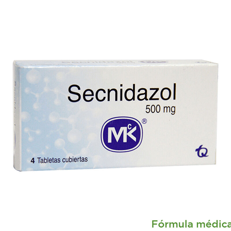 Secnidazol 500Mg Tabletas Recubiertas Caja X 4 Mk