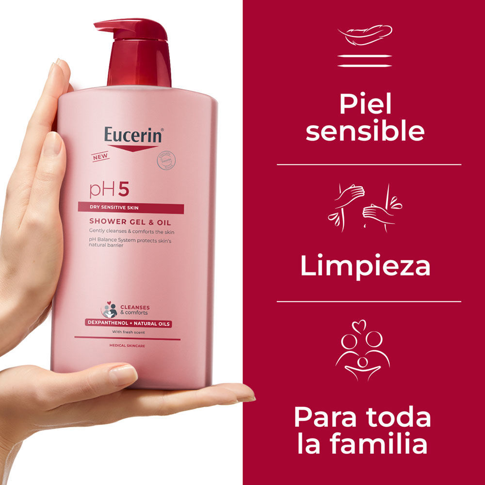 Aceite-Y-Gel-De-Ducha-Eucerin-Ph5-Piel-Seca-Y-Sensible-Frasco--1000Ml-imagen-2