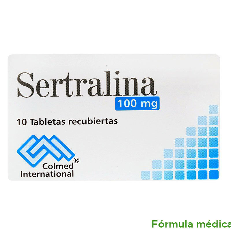 Sertralina 100Mg Tableta Recubiertas Caja X 10 Colmed
