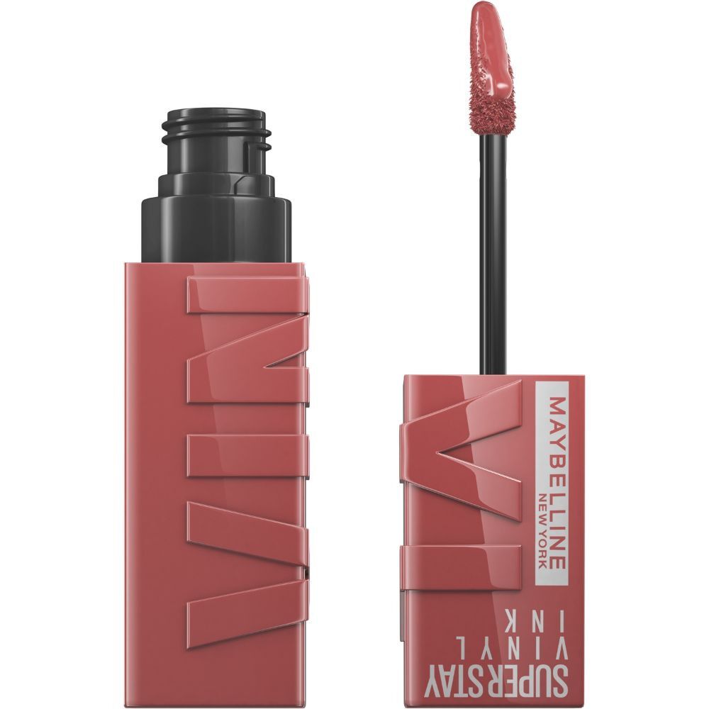Labial Líquido Maybelline Super Stay Vinyl Ink Acabado Brillante Tono Cheeky 4.2 Ml