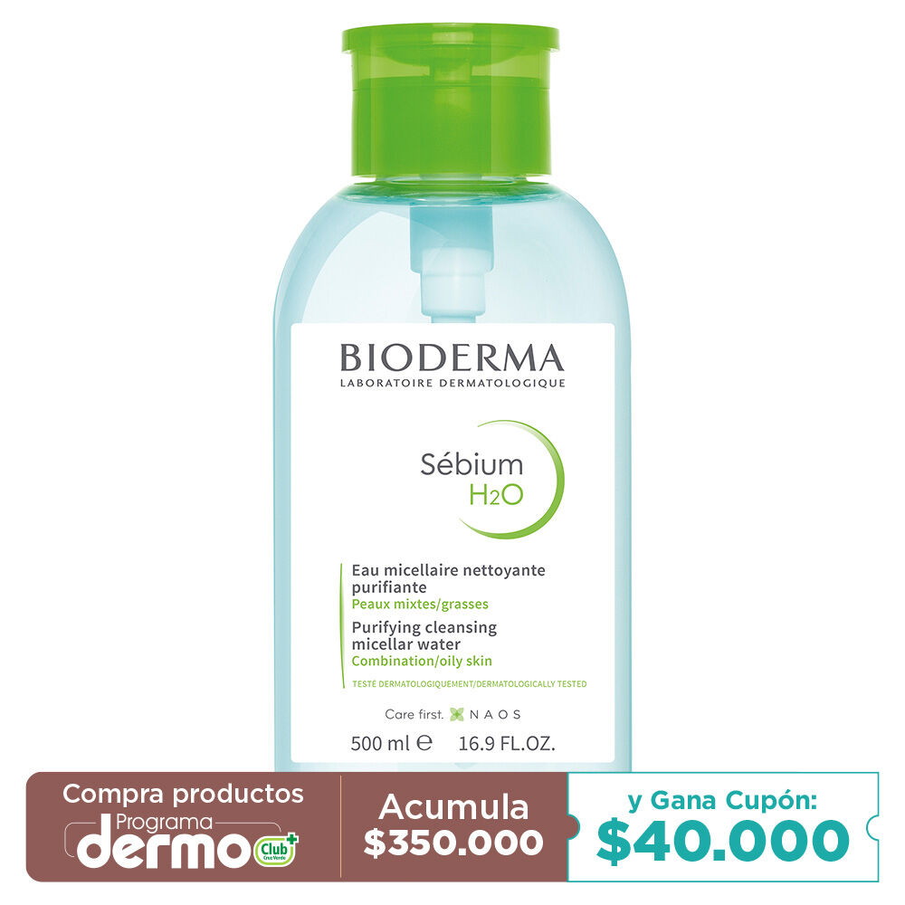 Bioderma-Sébium-H2O-agua-micelar-limpiadora-para-piel-mixta-a-grasa-500mL-imagen-1