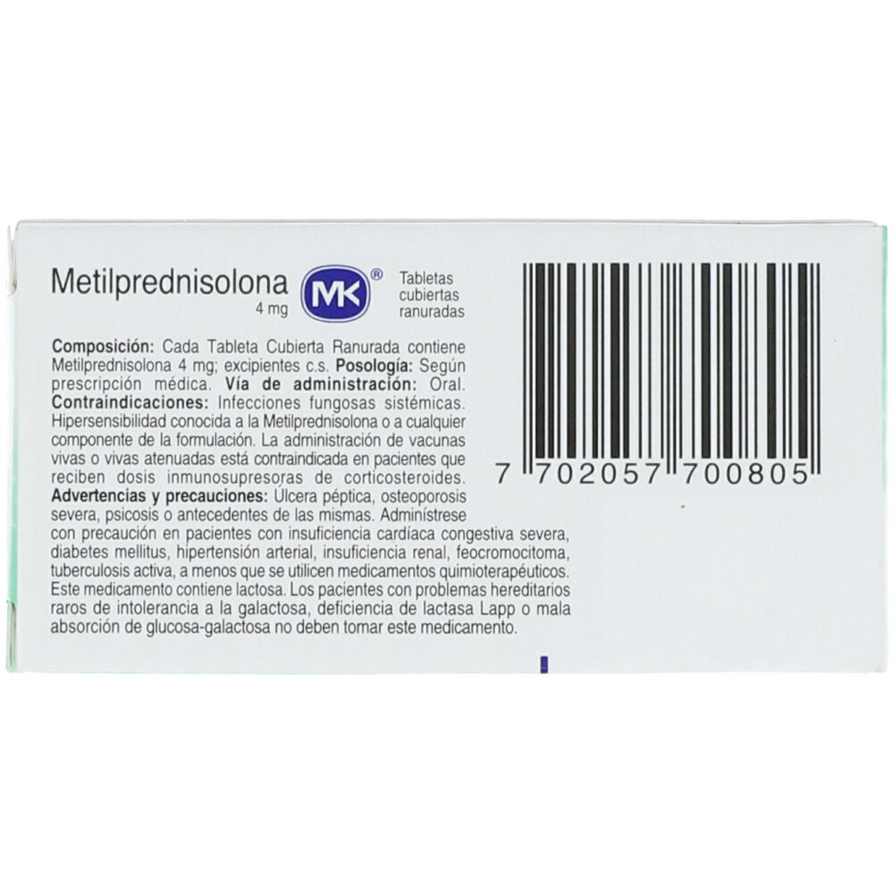 Metilprednisolona-4Mg-Tableta-Recubierta-Mk®-Caja-X-30--imagen-2