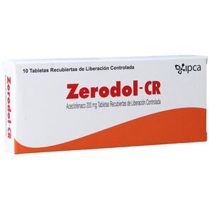 Zerodol-Cr-200Mg-Caja-X-10-Tabletas-Liberación-Prolongada-imagen
