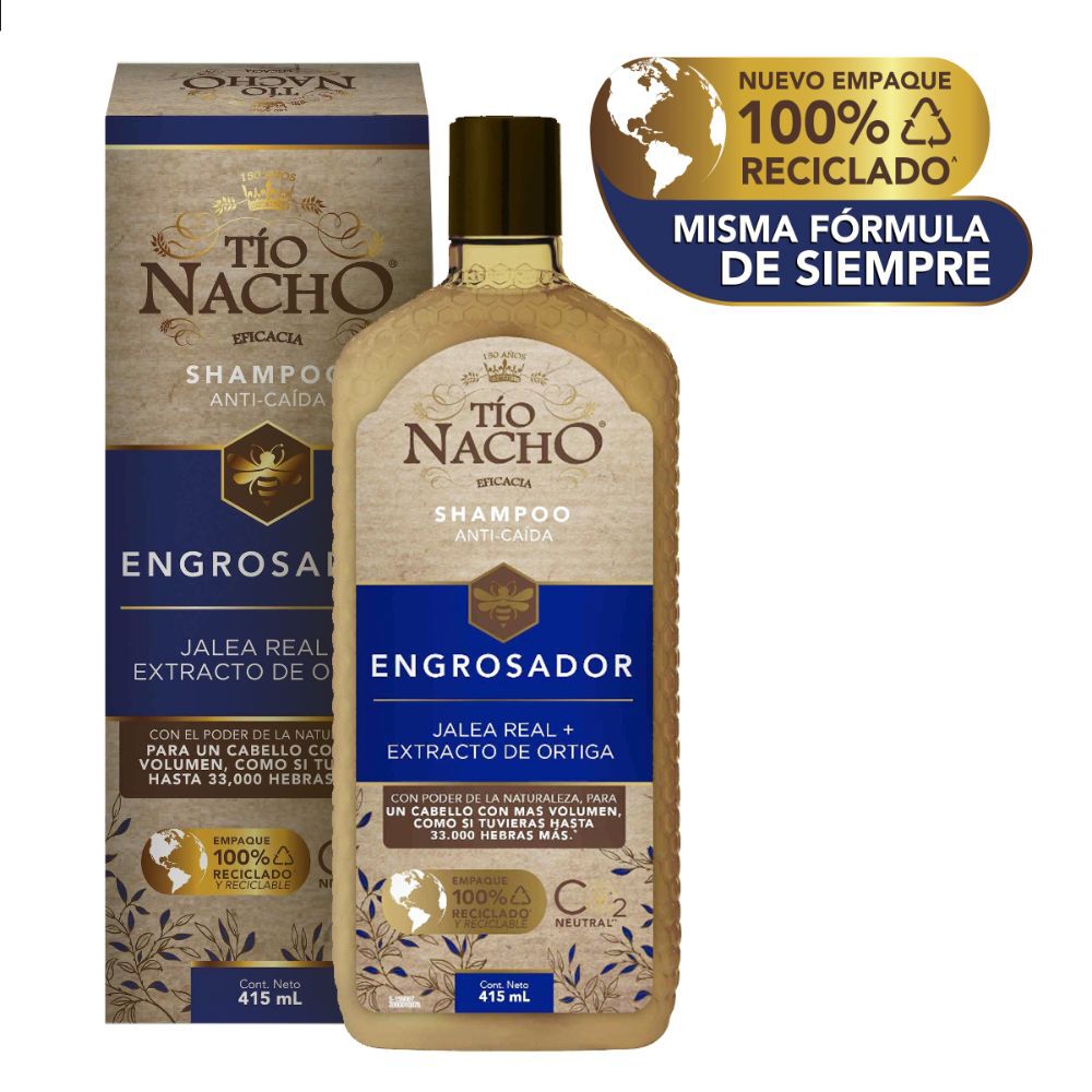 Tío Nacho Shampoo Sistema Engrosador 415 Ml