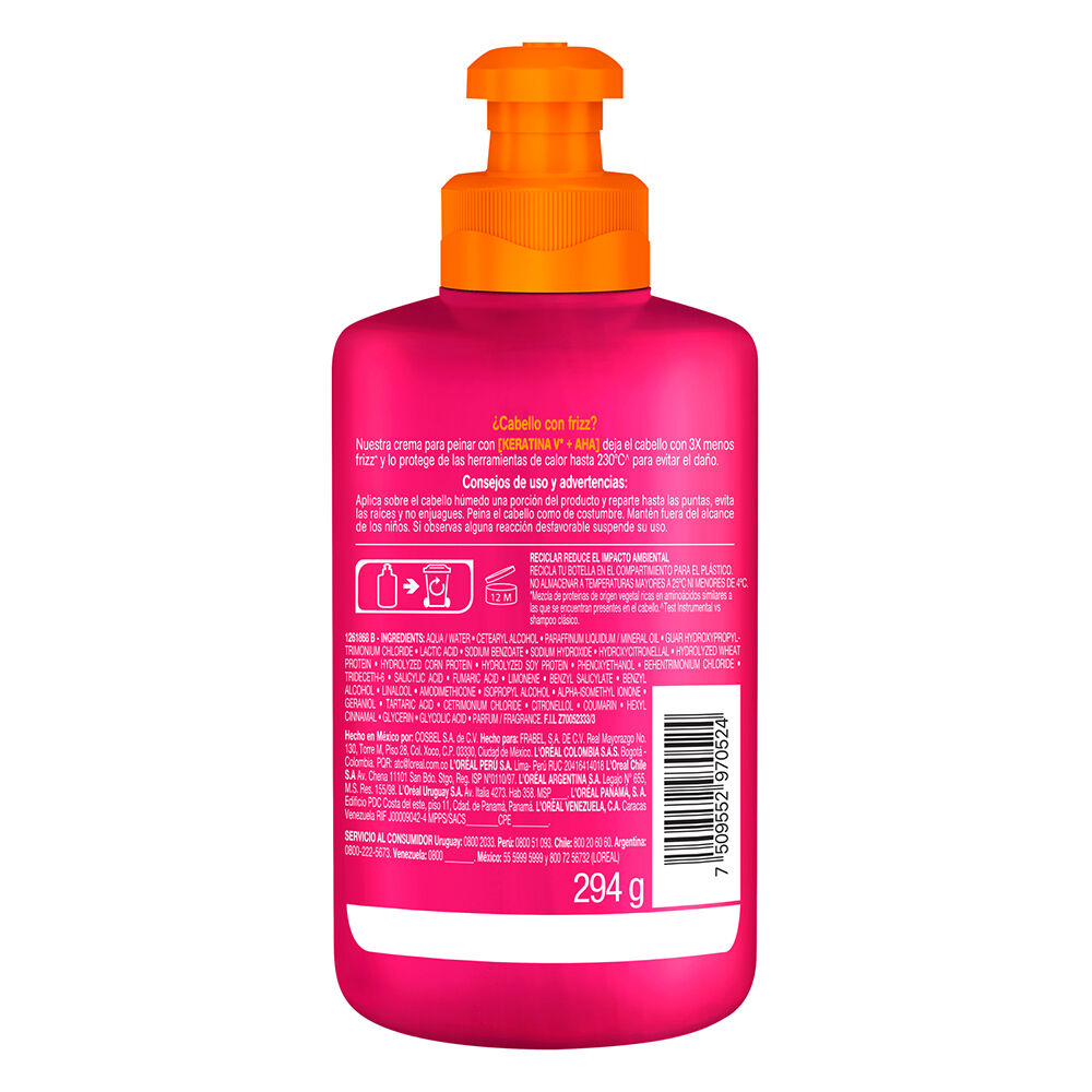Crema-Para-Peinar-Elvive-Loreal-Paris-Dream-Liso-Frasco-por-300Ml-imagen-4