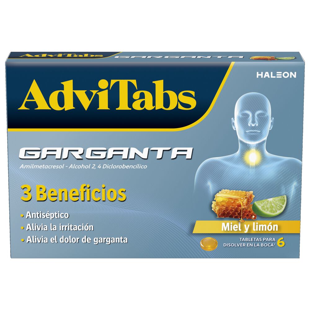 Advitabs-Garganta-(0.6+1.2)Mg-Tableta-Caja-X-6-Miel-Limon-imagen
