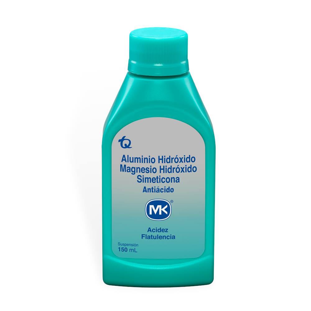 Hidroxido Aluminio Magnesio Simeti (200+200+20)Mg/5Ml(4+4+0.4)% Suspensión Oral Frasco X 150Ml Mk
