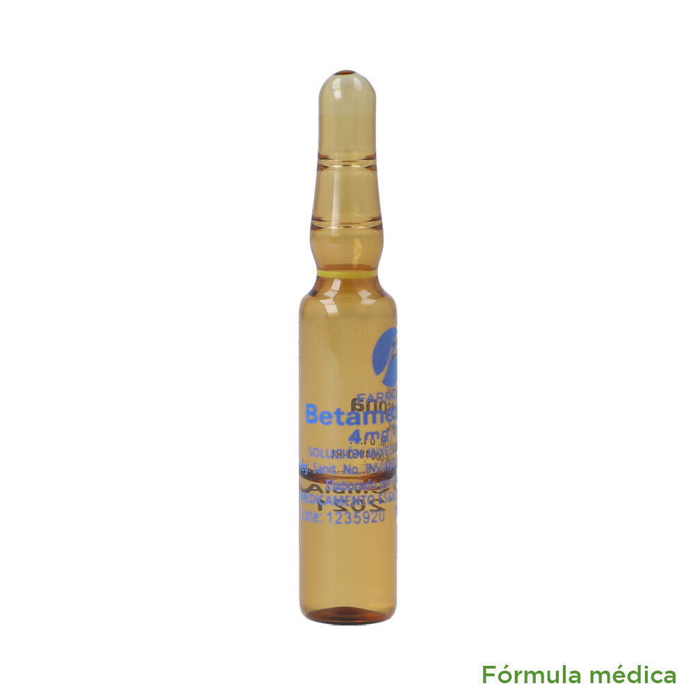 Betametasona 4 Mg/Ml Solución Inyectable Ampolla X 1 Ml Farmionni Scalpi