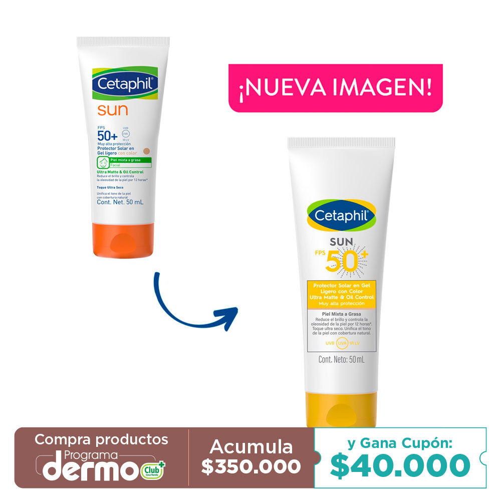 Protección-Solar-En-Gel-Ligero-Con-Color-Sun-Fps-50-Ultra-Matte-&-Oil-Control-Frasco-X-50mL-imagen-2