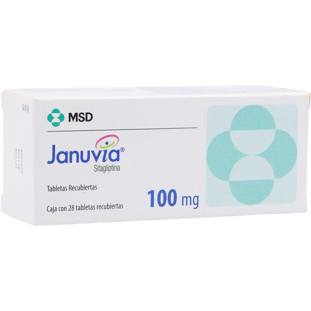 Januvia Tabletas Recubiertas 100Mg Caja X 28