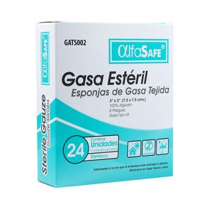 Gasa-Estéril-Tejida-Ref-Gans004-7.5Cm-X-7.5Cm-Caja-X-12Sobres-x-2-Unidades-imagen