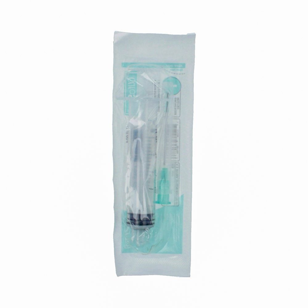 Jeringa 3Partes Referencia 21Gx1 Pulg 1/2 Pulg 5mL Sobre X 1 Unidad