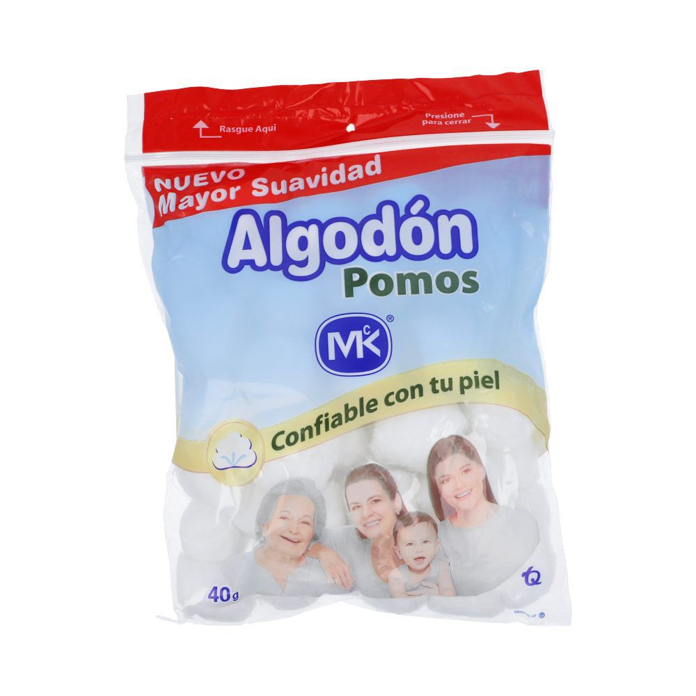 Algodon Pomitos Mk Bolsa X 40 g