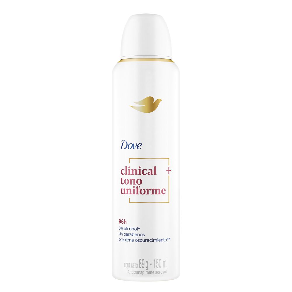 Desodorante En Aerosol Dove Clinical + Tono Uniforme Frasco Por 150Ml