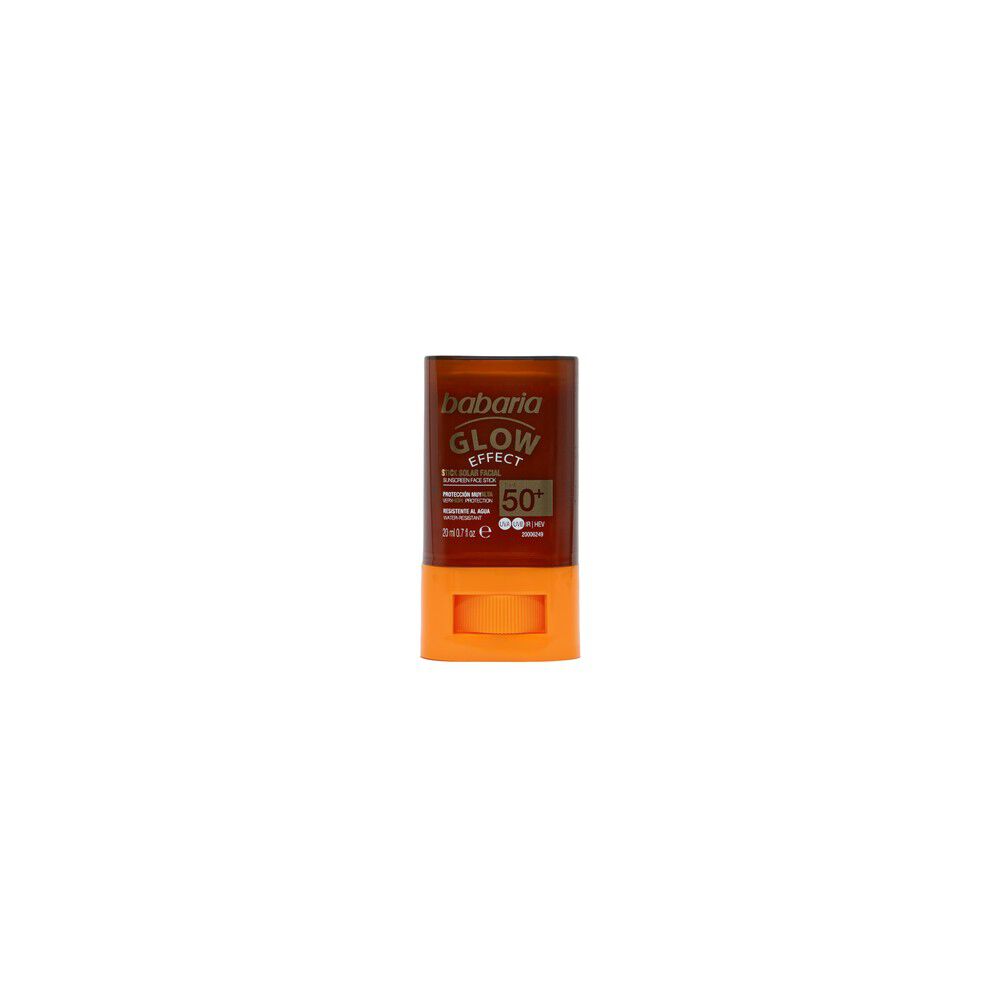 Stick Solar Facial Babaria Spf50+ Glow Effect Barra 20Gr