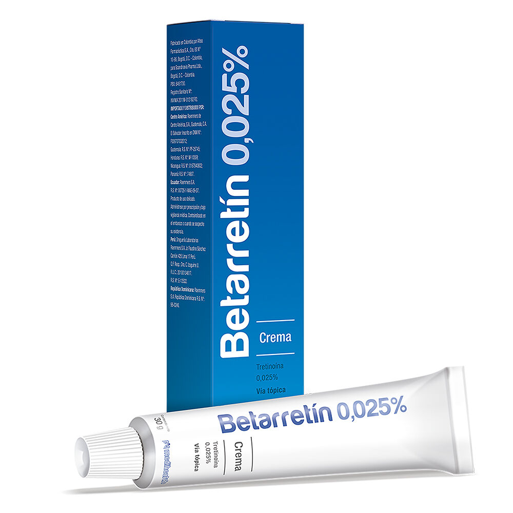 Betarretin 0,025% Crema Tubo X 30 Gr