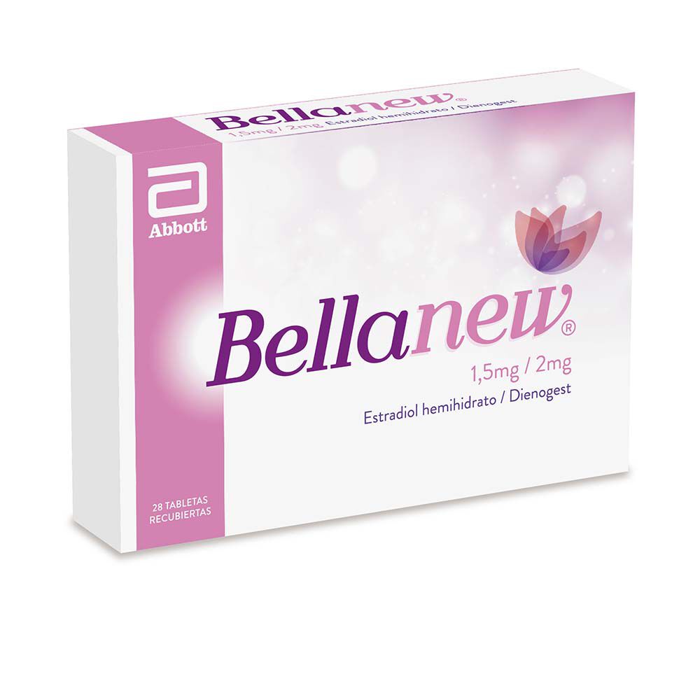 Bellanew (2.0 +1.5) mg Caja X 28 Tabletas Recubiertas