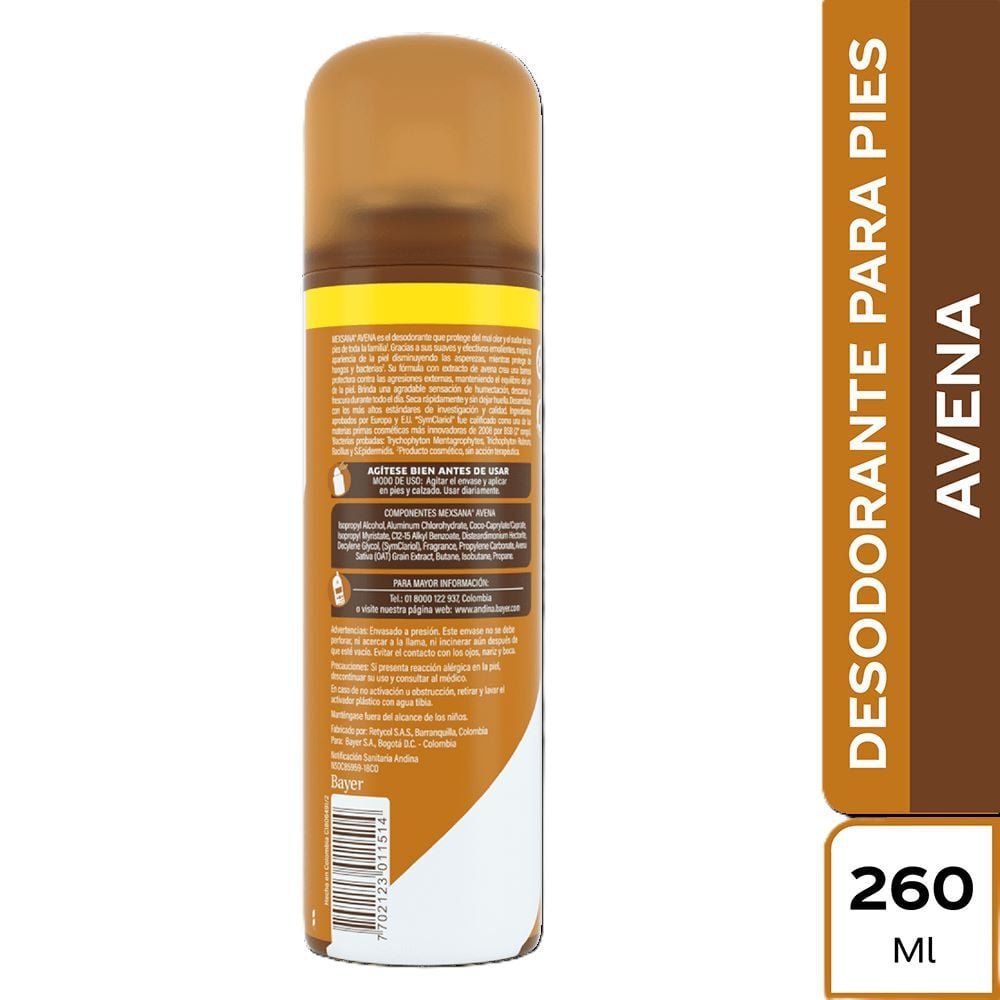 Desodorante-Pies-Avena-Mexsana-Fraco-260Ml-imagen-2