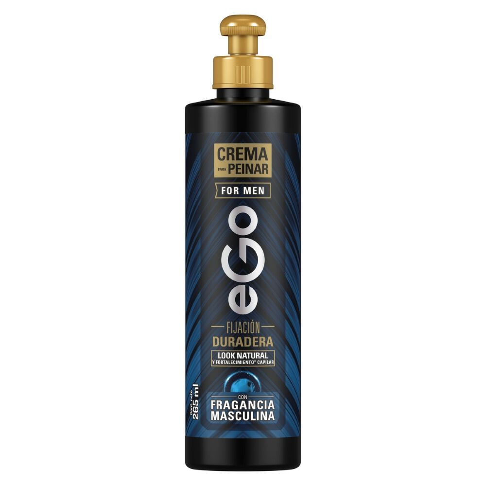 Crema Para Peinar Ego For Men Fijacion Duradera Frasco X 265Ml