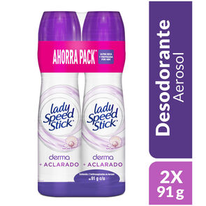 Promo-Desodorante-2-Frascos-X-91-G-Aerosol-Lady-Speed-Stick-Paquete-imagen