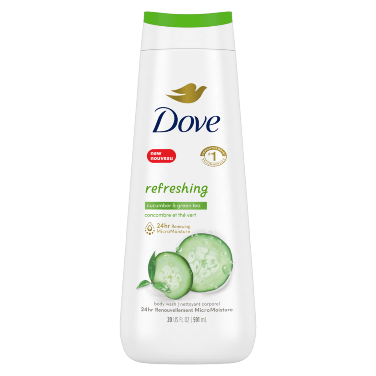 Jabon Liquido Dove Para El Cuerpo Fco X 591Ml Pepino