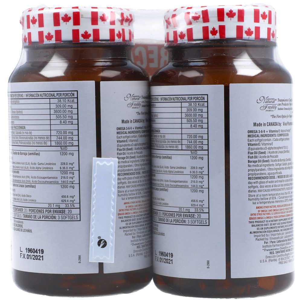 Omega Complex 369 Cápsula Blanda Pague 1 Lleve2 Paquete X 1