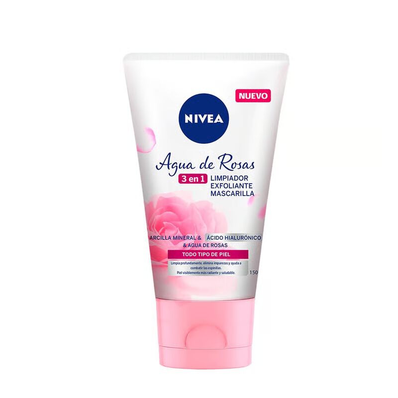 Agua De Rosas Nivea 3 En 1 Tubo X 150Ml